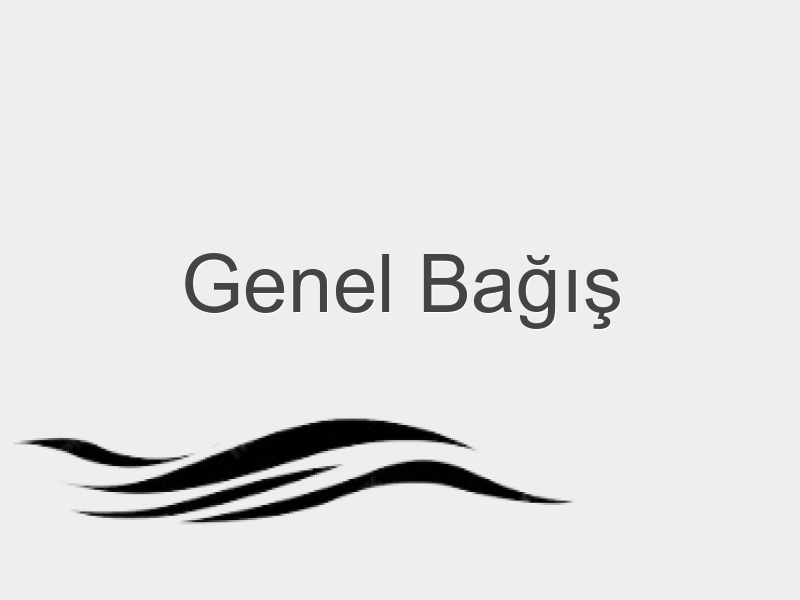 Genel Bağış